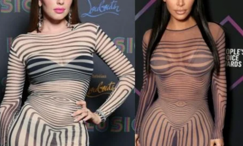 Kenyan West's New Girl Friend Takes Fashion Inspiration From Kim Kardashian ?