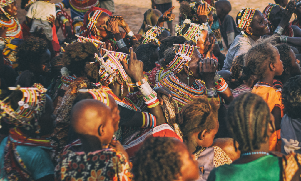 Culture of native tribe in kenya Maasai