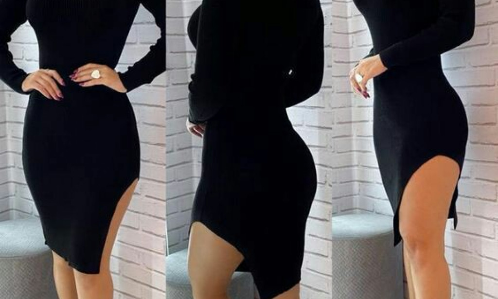 11 Fabulous Side Slit Black Dresses You Should Know as a Lady