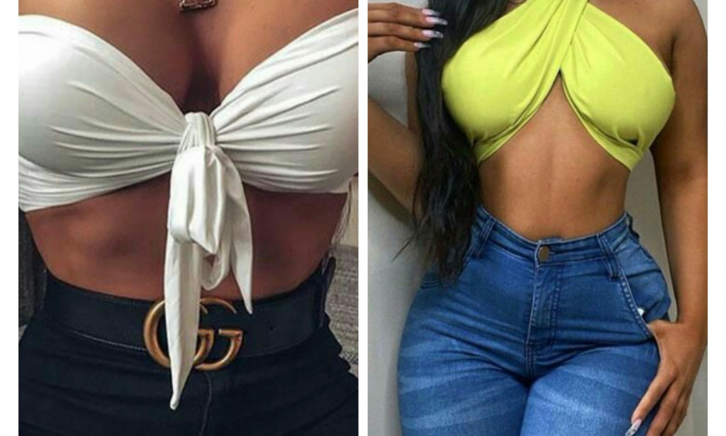 How to Dress Up Wrap Crop Top With Denim Jeans