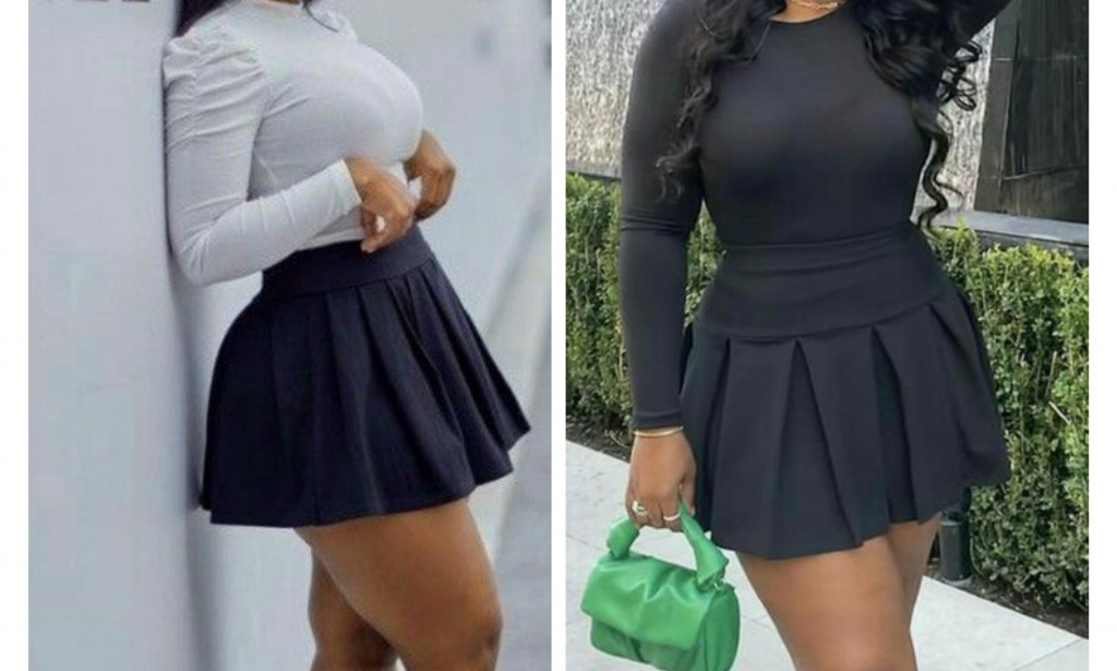 How Style Black Round Skirt Pretty