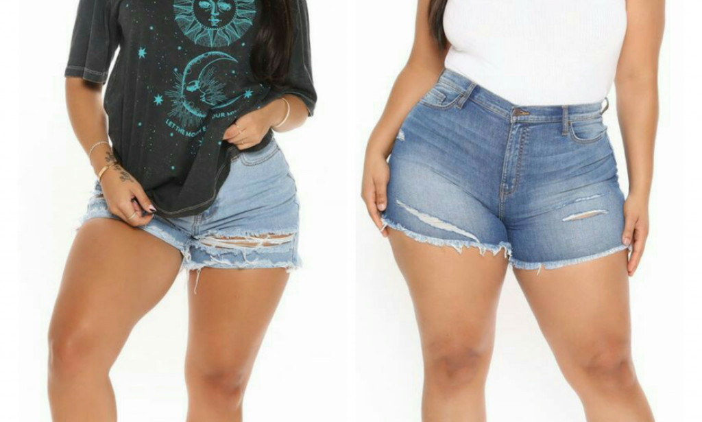 How to Style Ripped Denim Shorts as a Thick Lady