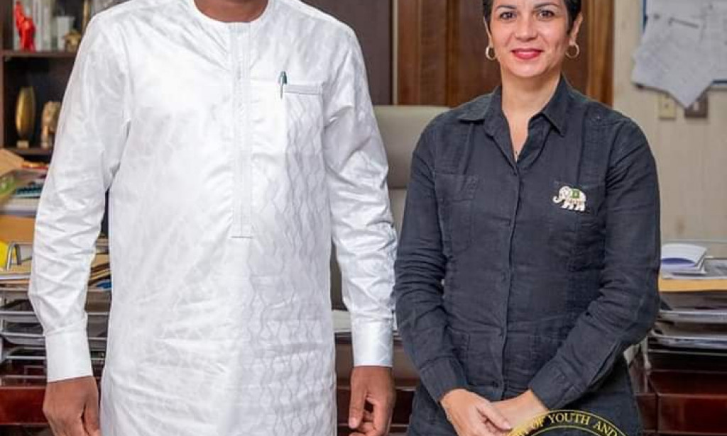 CUBAN AMBASSADOR PAYS COURTESY CALL ON YOUTH AND SPORTS MINISTER
