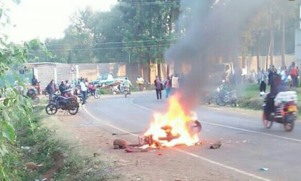 Police in Kenya is always known for brutality and bribes