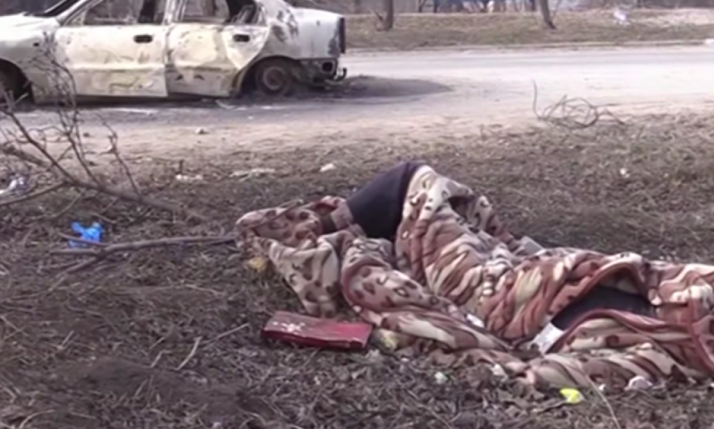 Devastating Scenes of Dead bodies in the streets of Mariupol City