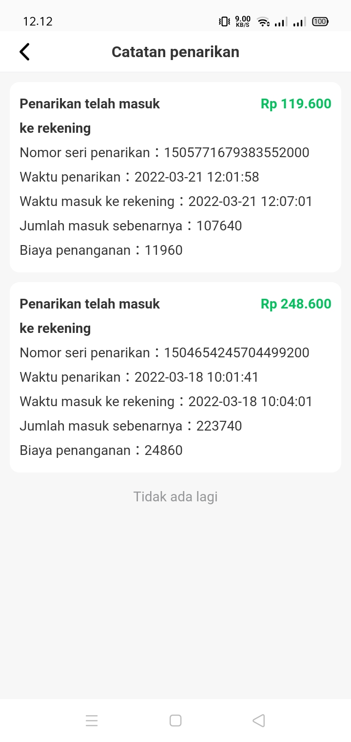 Bukti WD