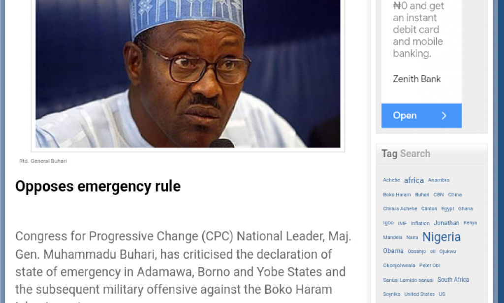 NIGERIA|THE FIGHT AGAINST BOKO HARAM|BANDITS|FULANI HERDSMEN