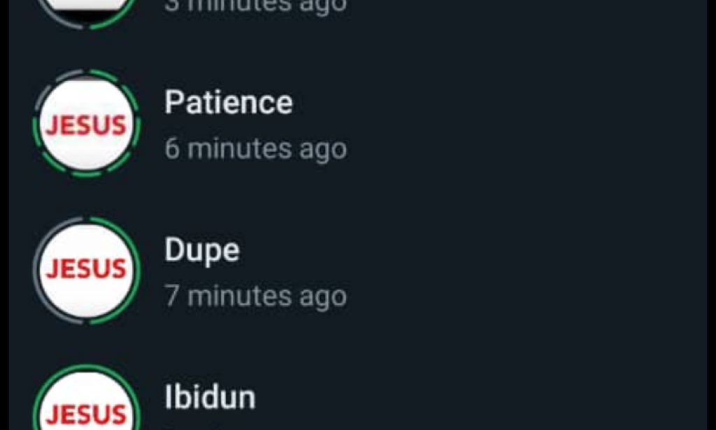 Jesus name trending on everyone status on social media