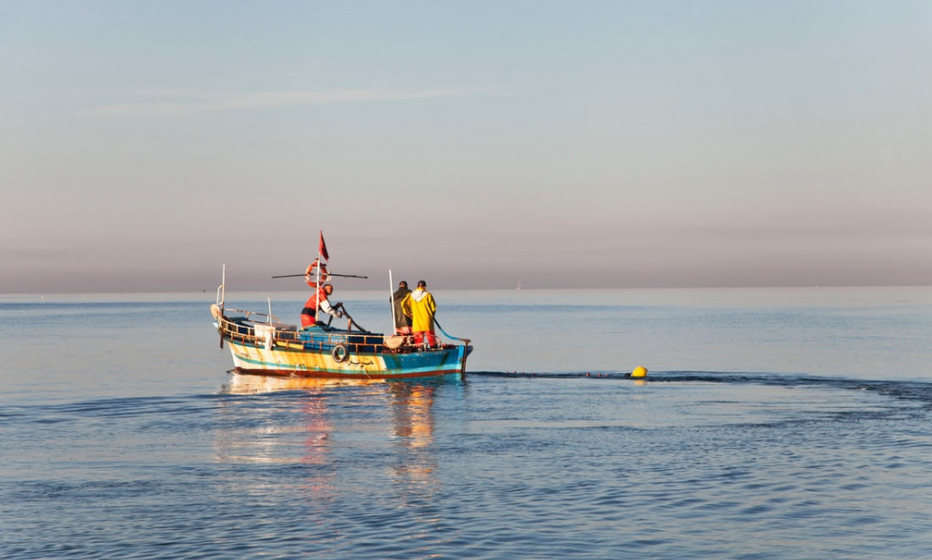 Fishermen at the Celebes Sea