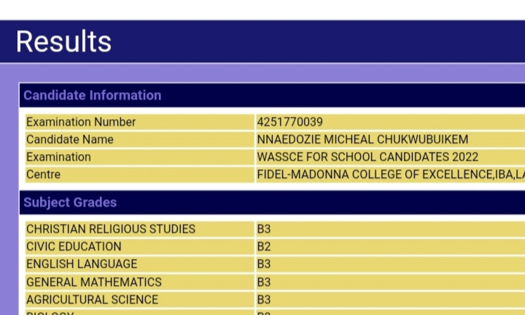 Is it true  that waec results is out