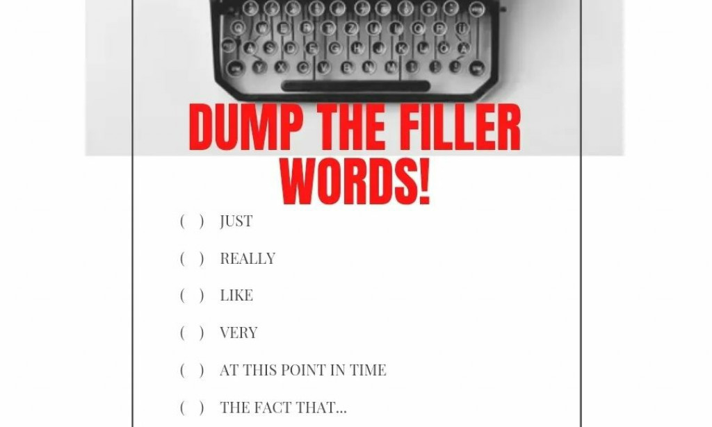 Avoid weak fillers for effective communication