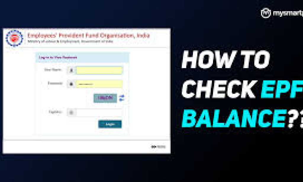 How to check pf balance?
