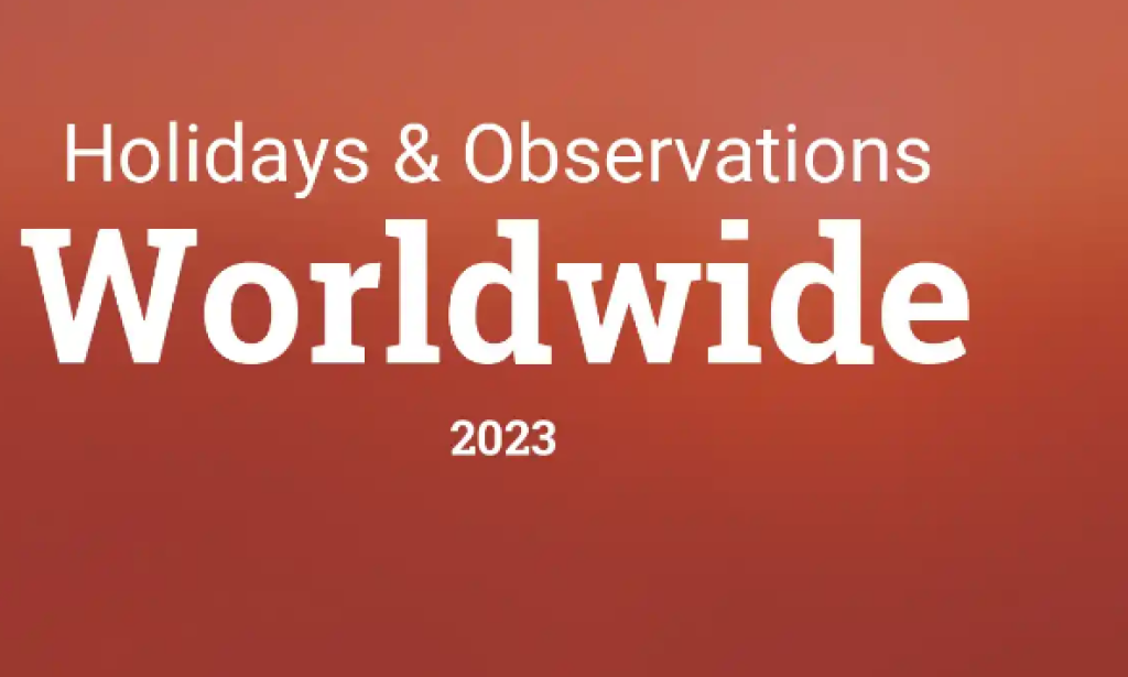Full list of holidays to be celebrated in 2023