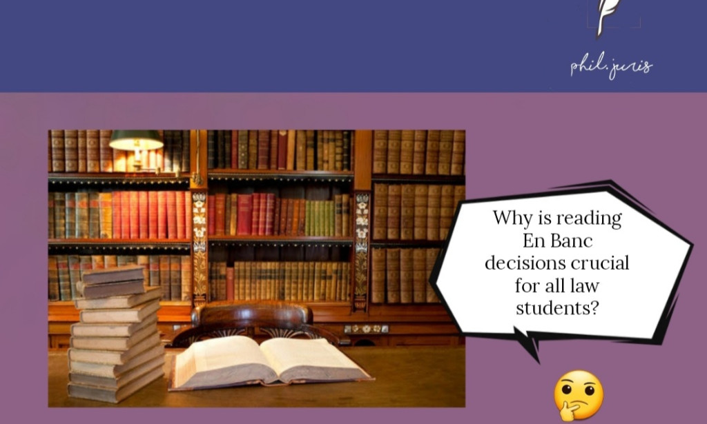 Why is reading En Banc decisions crucial for all law students?