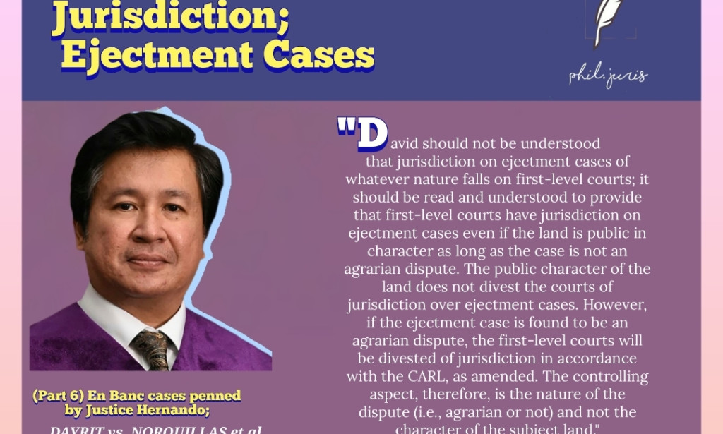 (Part 6) En Banc cases penned by Justice Hernando; DAYRIT vs. NORQUILLAS et al.