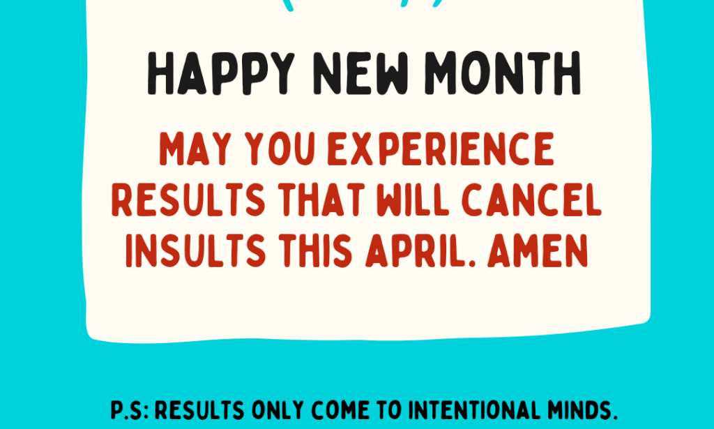 5 Things to do in April.