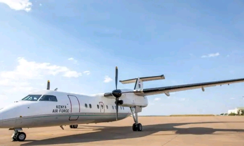 Unknown Before Details About The Kenya Airforce VIP Jet DP Rigathi Gachagua Boarded To Botswana.