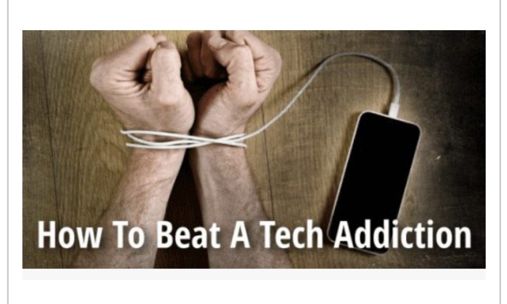 "Breaking Free from Digital Addiction: Strategies to Strike a Healthy Balance with Technology"