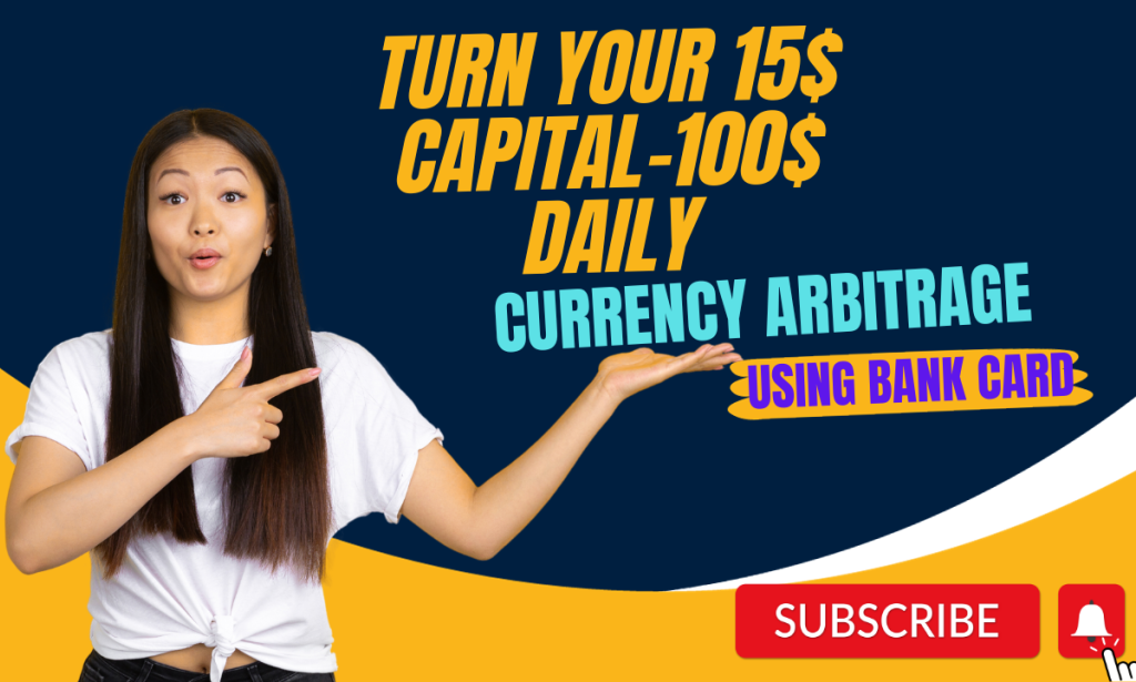 How To turn  your 15$ capital to 100$daily
