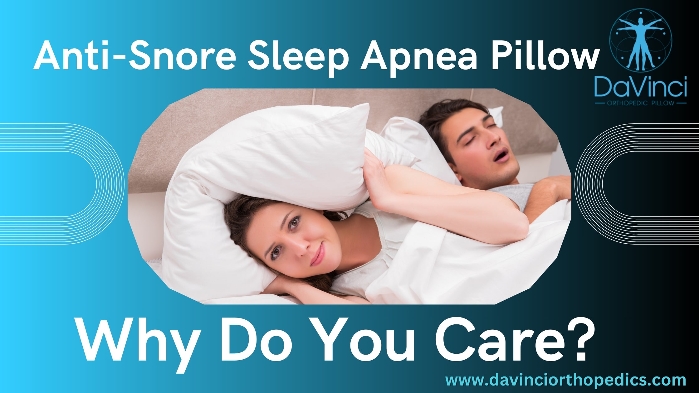 Anti-Snore Sleep Apnea Pillow