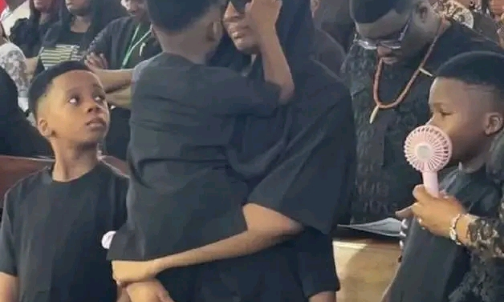 TEARS AS ACTOR JUNIOR POPE IS LAID TO REST