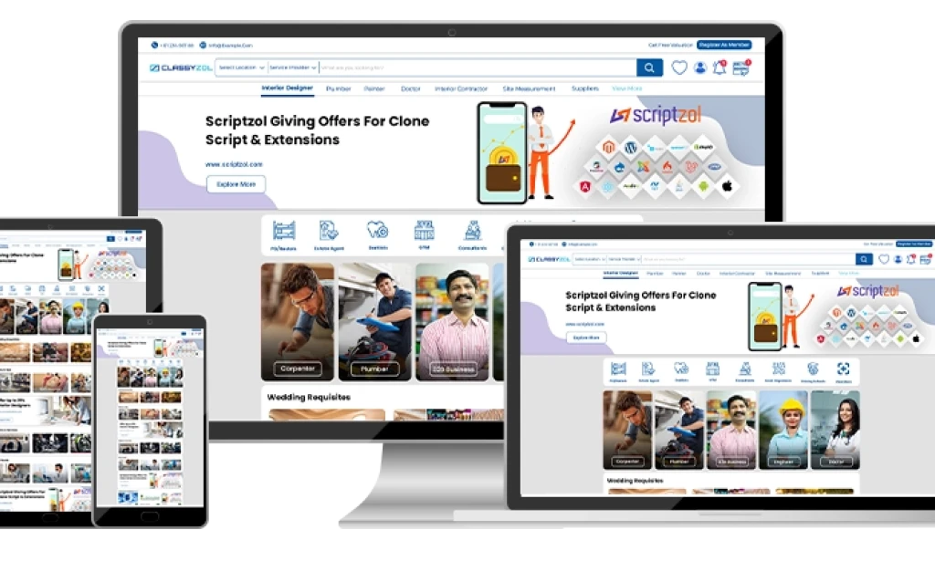 Classyzol - Best Just Dial Clone Script