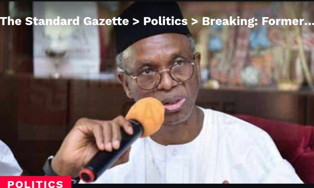 Former Kanduna Governor, Nasir El-Rufai Leaves APC for SDP
