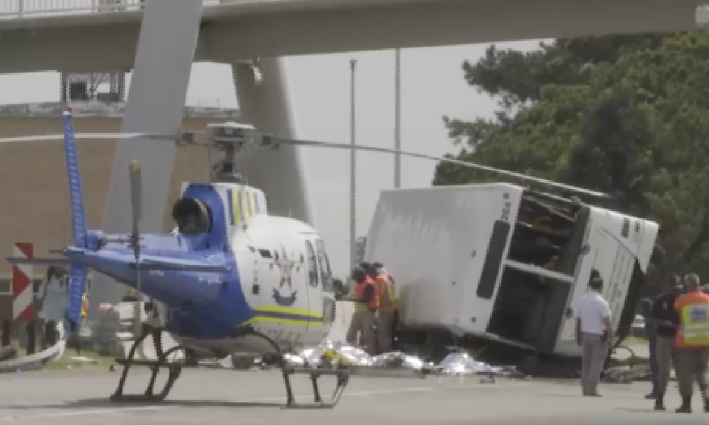 Fatal Bus Crash Closes R21 Northbound Near OR Tambo International Airport