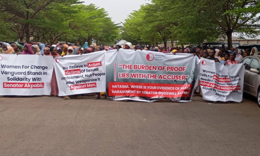 : Protesters storm UN office in Abuja, demand Natasha provide evidence against Akpabio