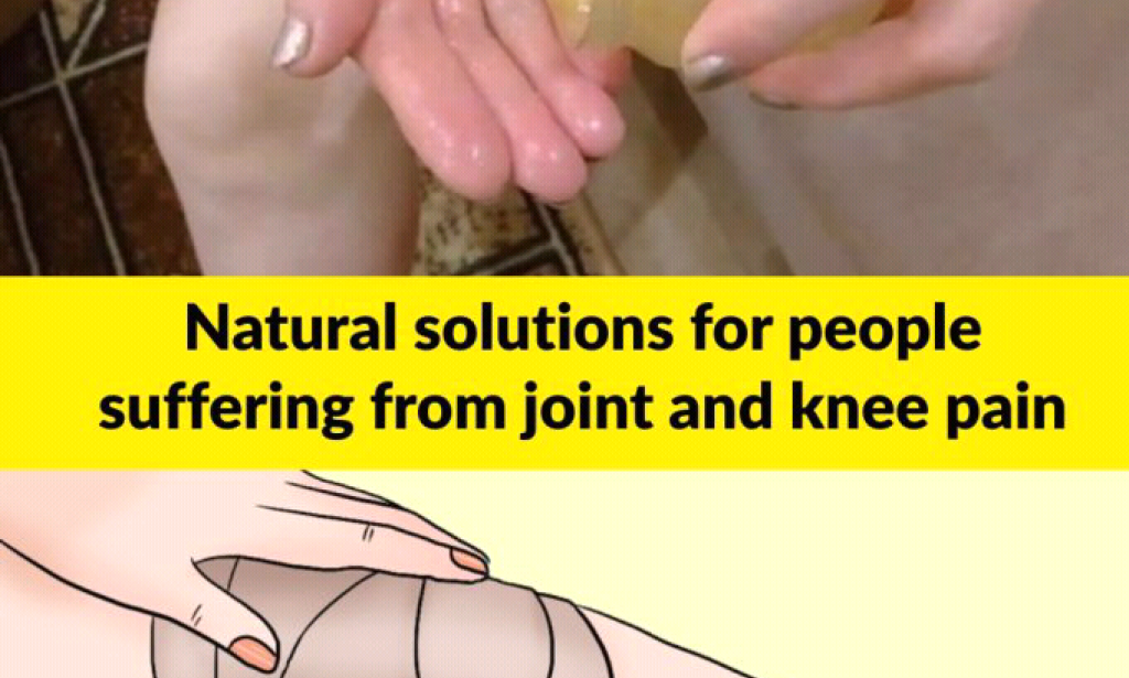 Natural Solution for People Suffering From Knee and Joint Pain