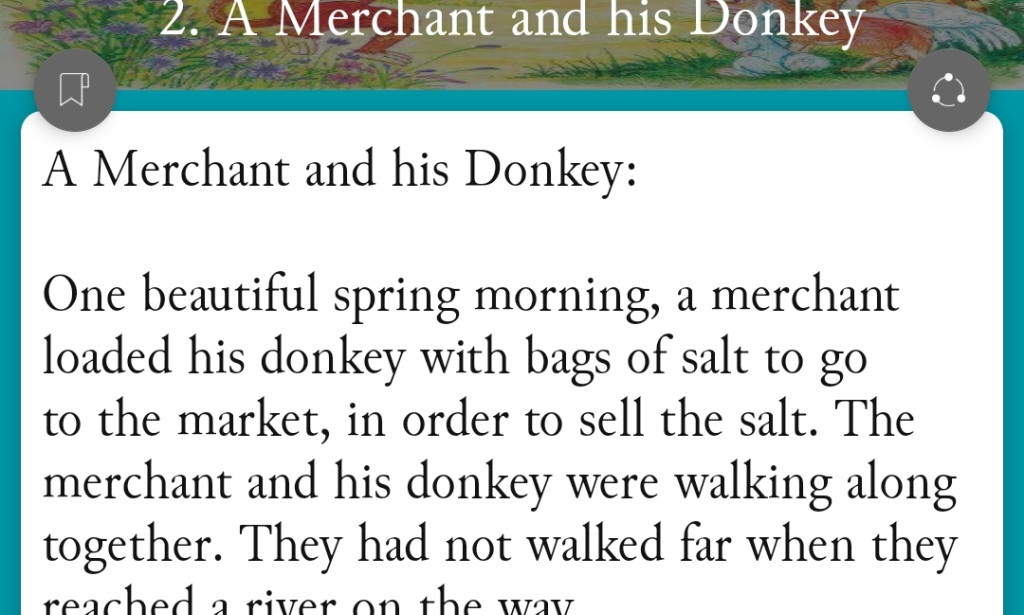 A Merchant and his Donkey: