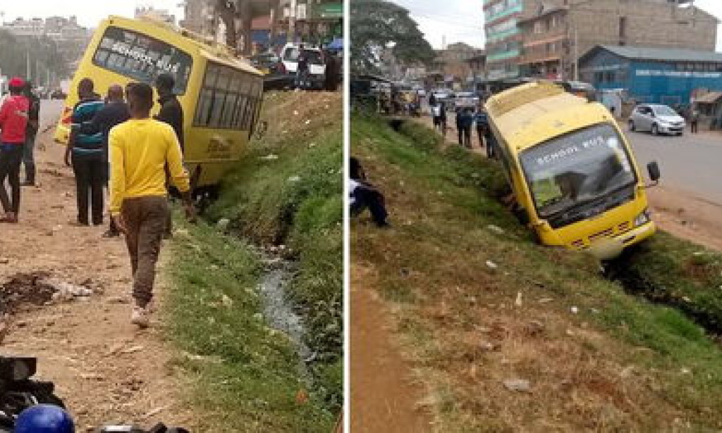 School Bus Full of Students Gets Involved in an Accident After Driver Got Sick While Driving