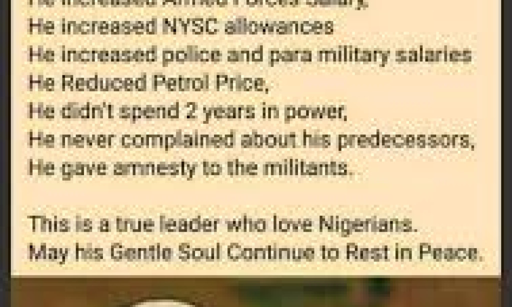 Nigeria’s Top 10 Presidents/Heads of State by poverty reduction