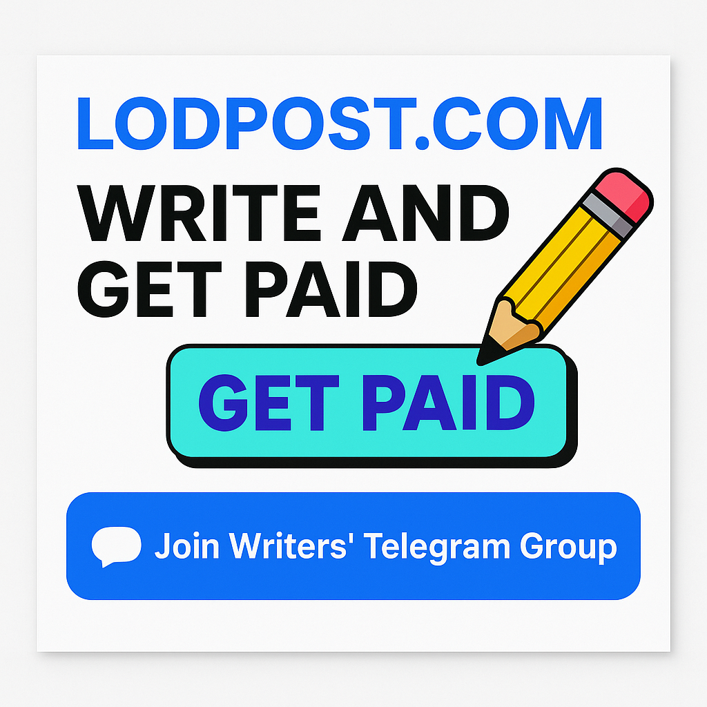 Join Lodpost Writers Telegram Group