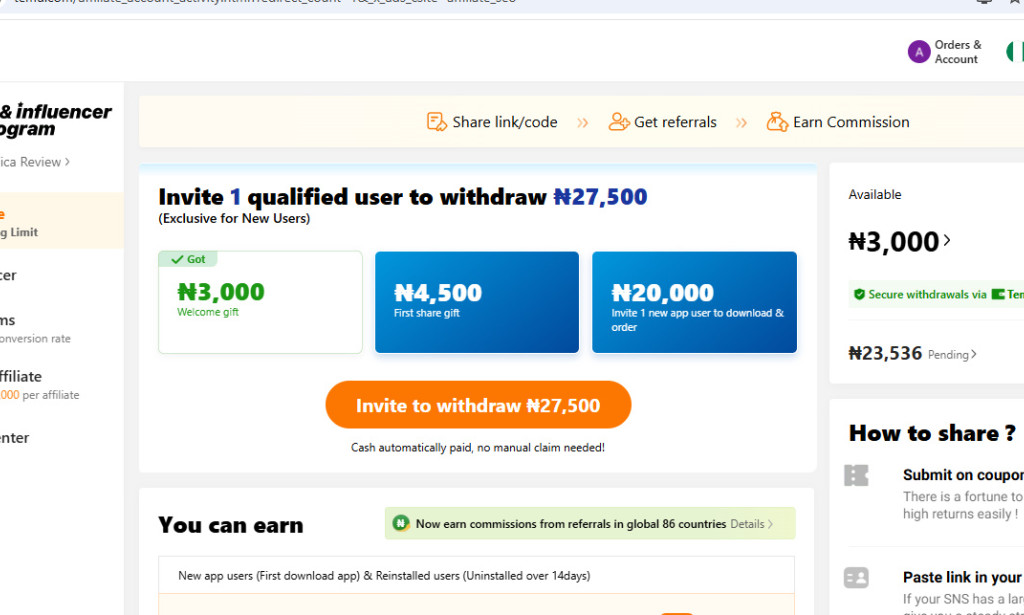 Temu Affiliate & Influencer Program Review (2025): How to Earn $250+/Month Promoting Products