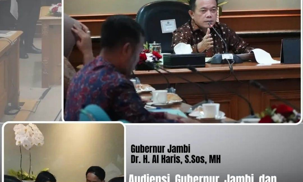 Together with the Regents/Mayors, Governor Al Haris held an audience with the Minister of Forestry.