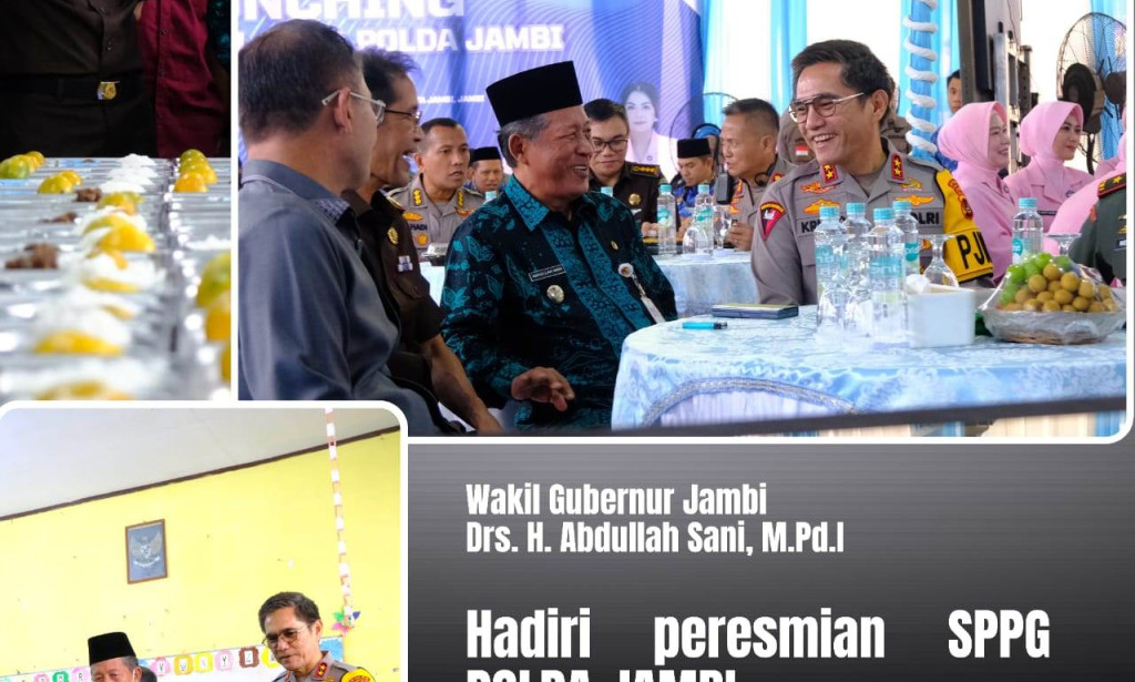 Jambi Deputy Governor Sani Attends the Inauguration of the Jambi Regional Police SPPG
