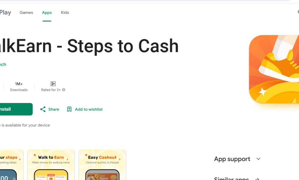 Walk Earn App Review – Scam or Legit Step Counter for Cash?