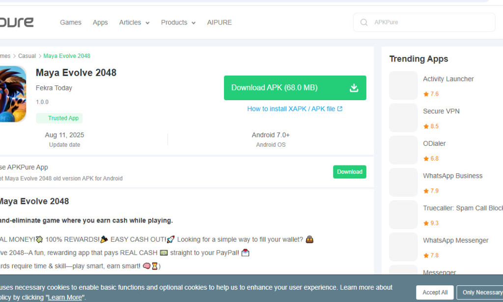 Maya Evolve 2048 Review – Scam or Legit?