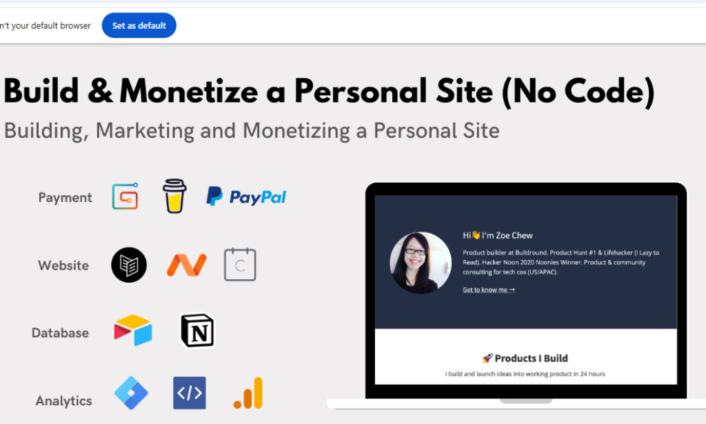 How to Build a Personal Website in 1 Hour (No Code)