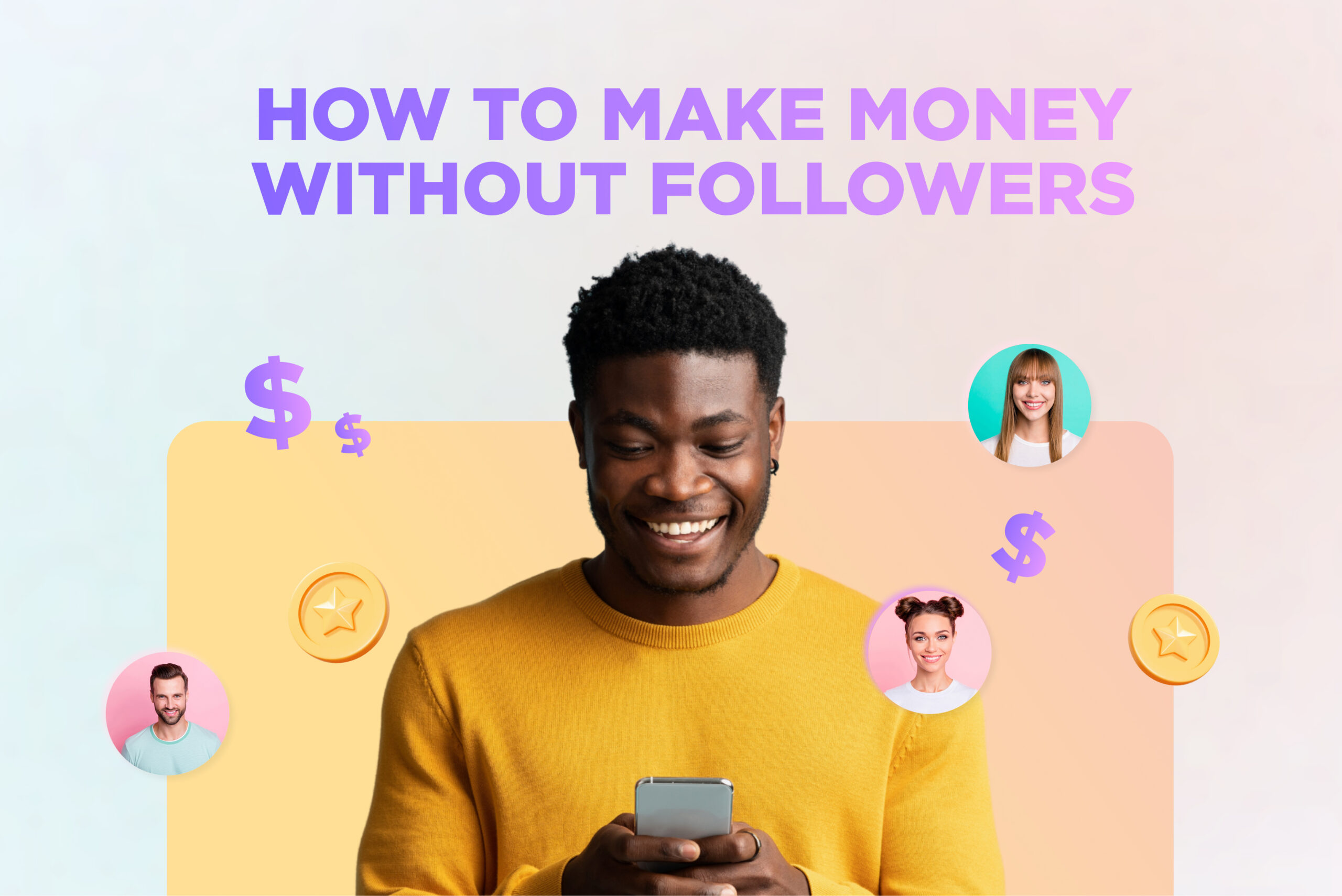 How to earn money on social media without followers