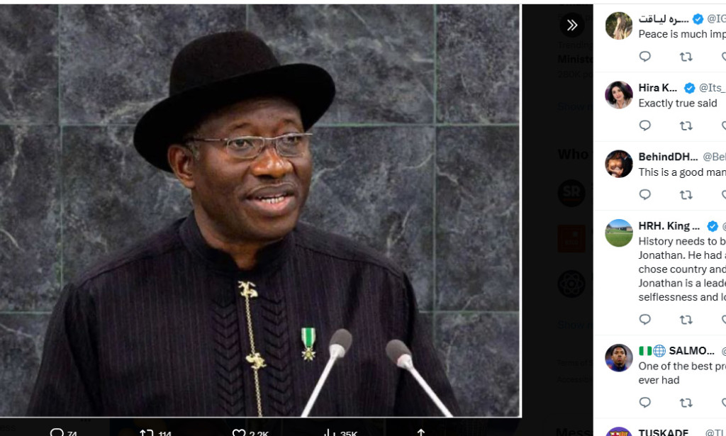 2027 : Lawyer sues to stop Good luck Jonathan from contesting in election