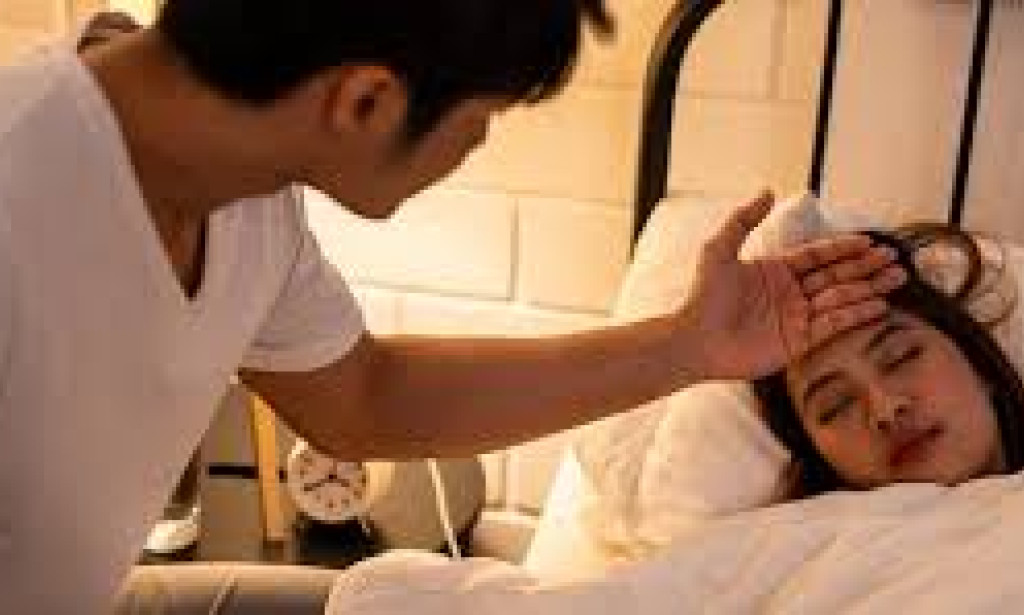 Help! My wife always falls sick at bedtime...