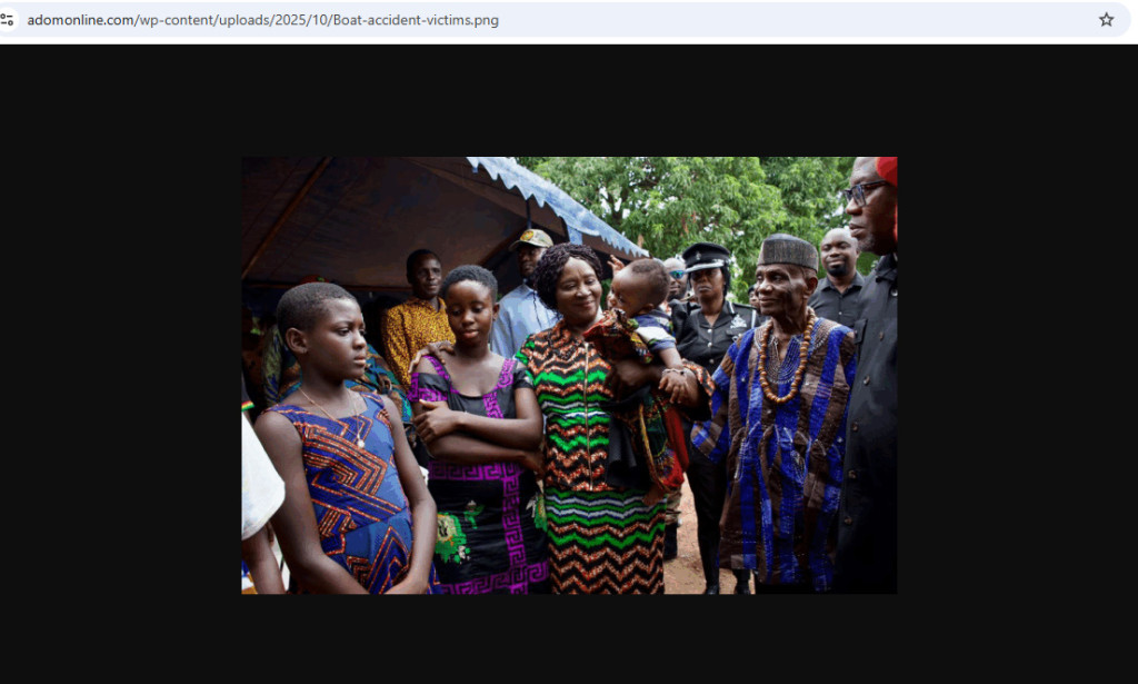 Vice President Adopts Survivor And Baby Of River Oti Boat Tragedy...