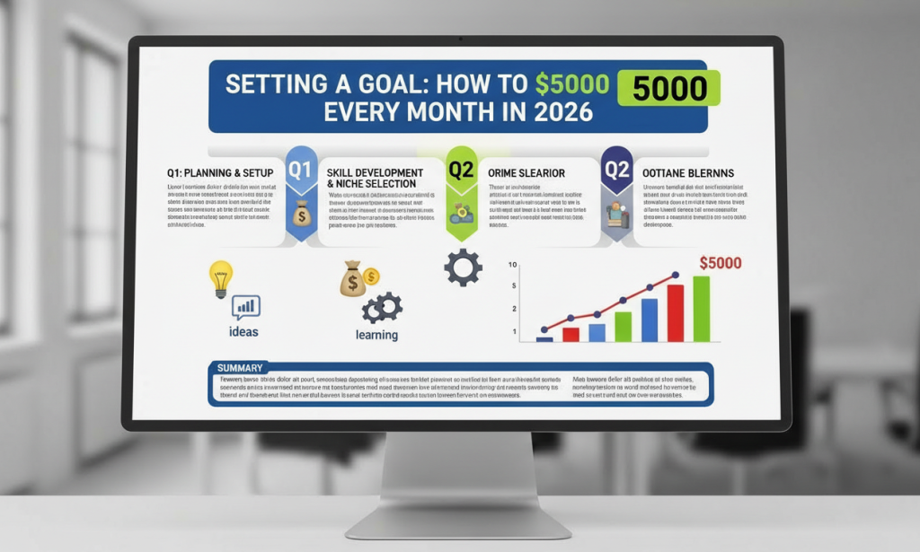 Setting a Goal: How to Earn $5000 Every Month in 2026