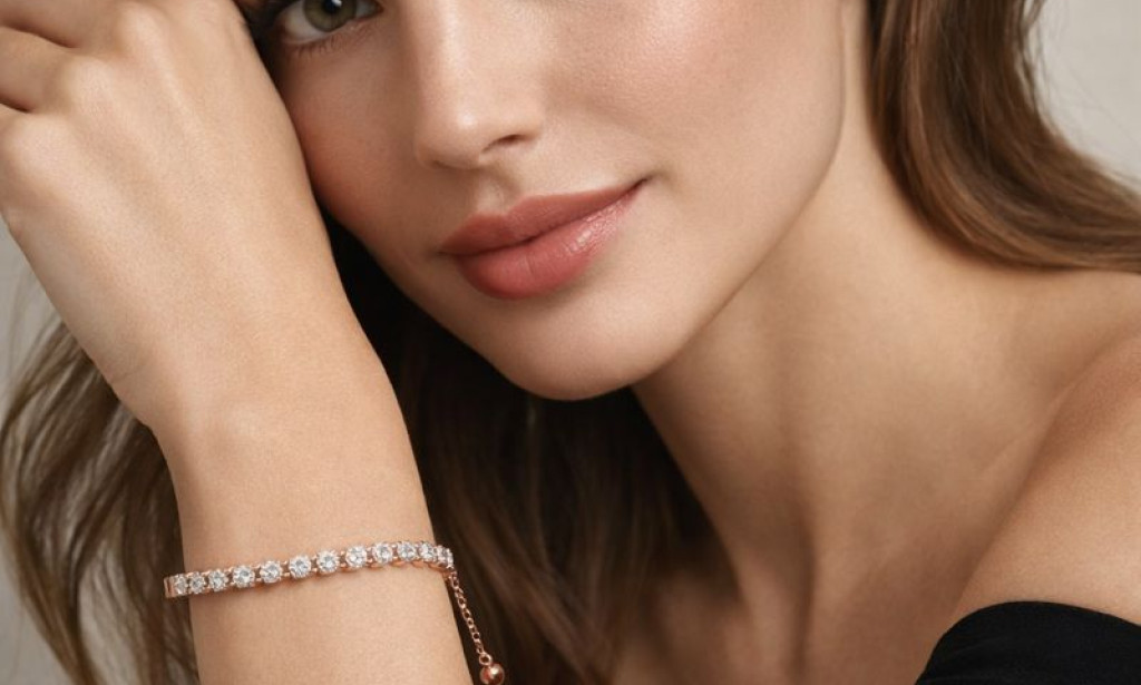 Celestia Diamond Bolo Bracelet – Adjustable Brilliance