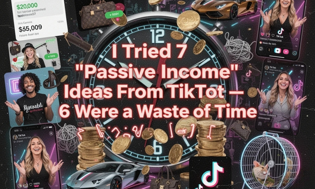 I Tried 7 “Passive Income” Ideas From TikTok – 6 Were a Waste of Time