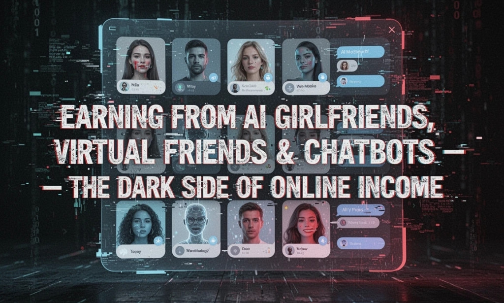 Earning from AI Girlfriends, Virtual Friends & Chatbots – The Dark Side of Online Income