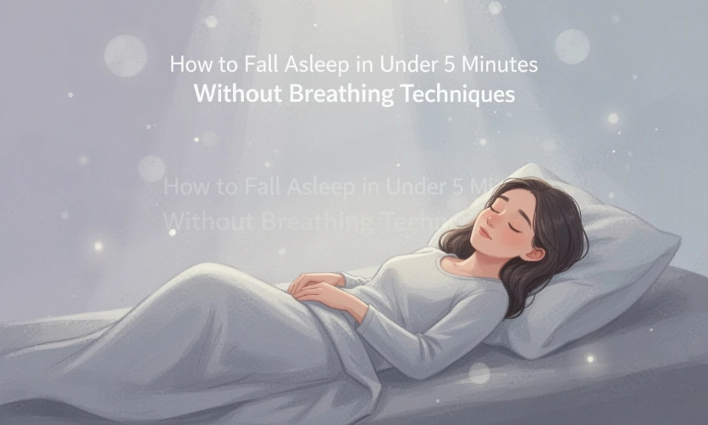 How to Fall Asleep in Under 5 Minutes Without Breathing Techniques