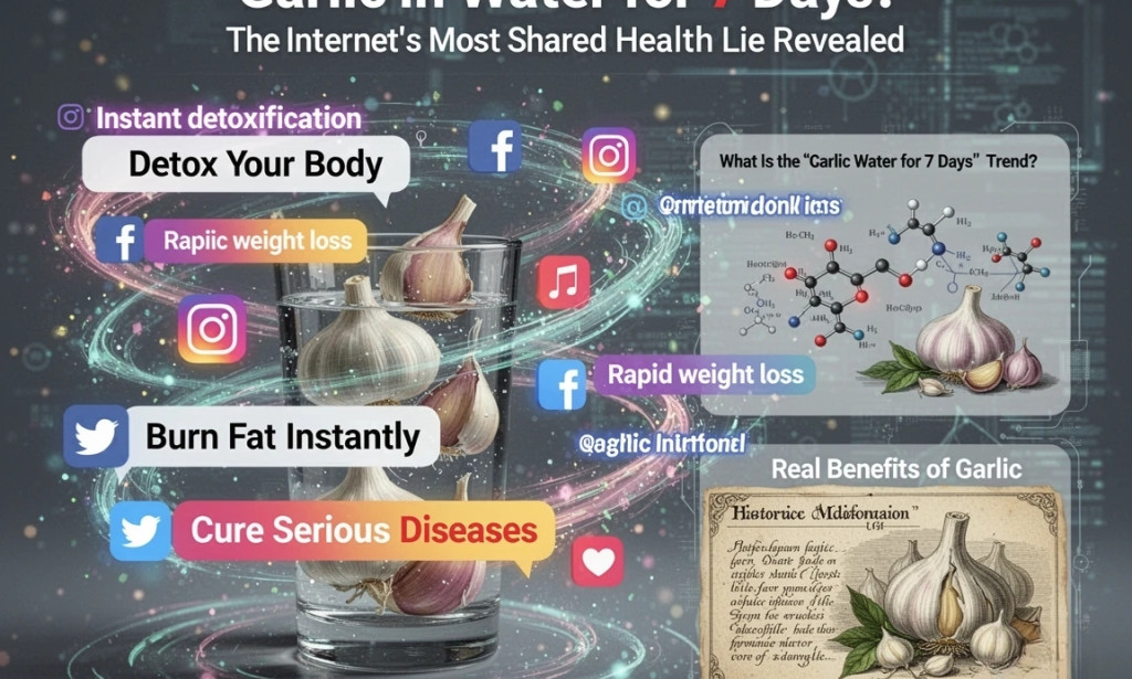 Garlic in Water for 7 Days? The Internet’s Most Shared Health Lie Revealed